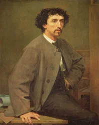 Portret van Charles Garnier, een vriend van de kunstenaar, 1868